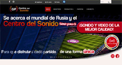 Desktop Screenshot of centrodelsonido.net