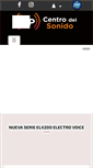 Mobile Screenshot of centrodelsonido.net