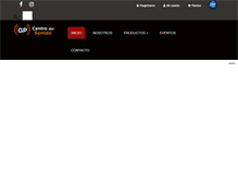 Tablet Screenshot of centrodelsonido.net